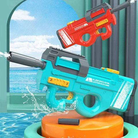 Pistolet à eau électrique P90 haute technologie pour enfants, jouets d'extérieur, plage, piscine, grande capacité, pour l'été, pour adultes
